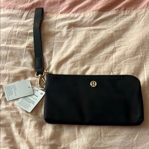 lululemon athletica Black Wristlet Bag